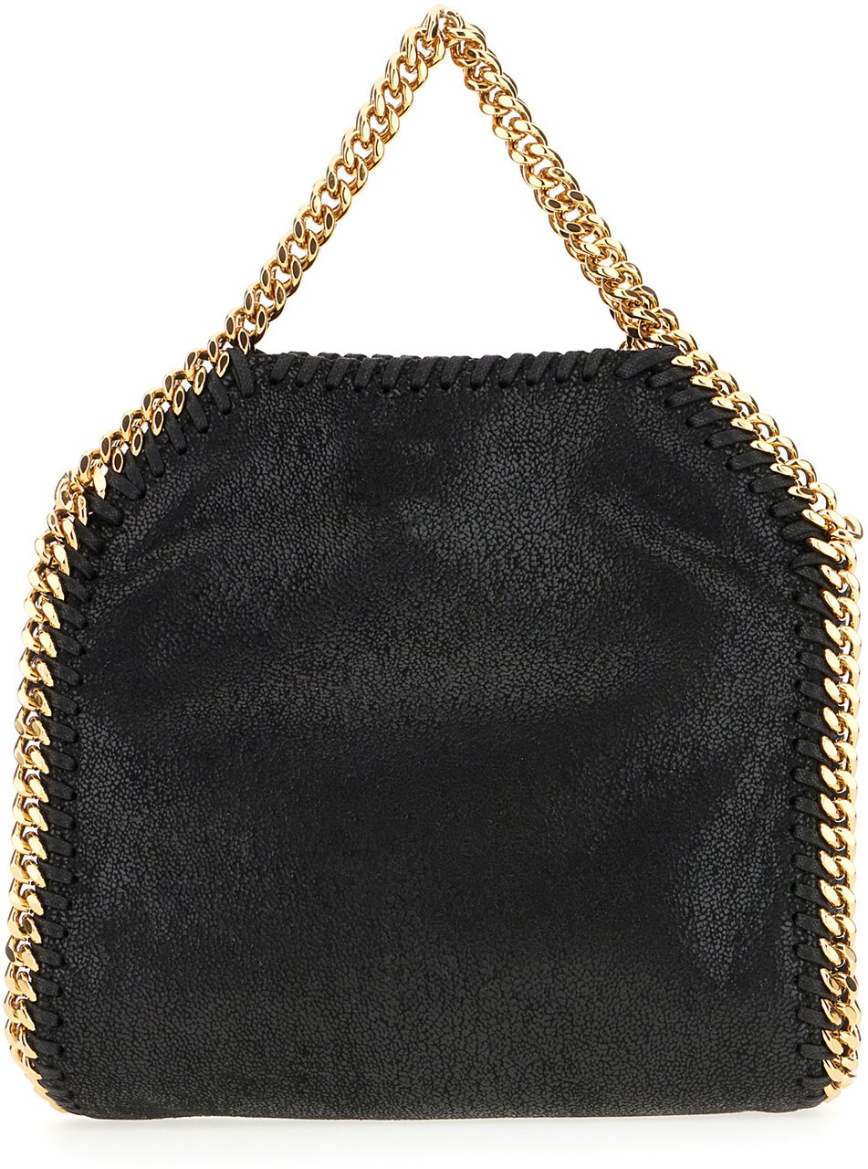 Stella McCartney Stella McCartney Black shaggy deer tiny Falabella handbag Zwart
