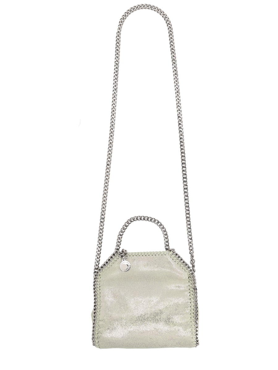 Stella McCartney Falabella Micro Metallic Chain Bag Wit