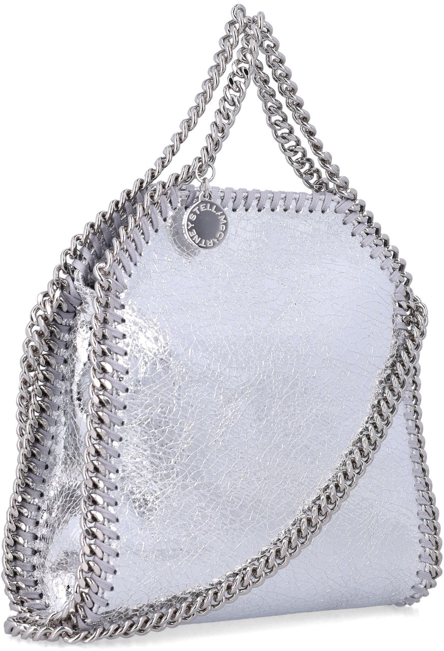 Stella McCartney Falabella Tiny Argento Zilver