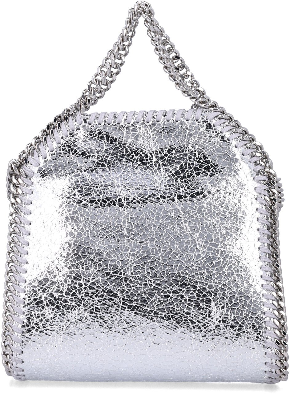 Stella McCartney Falabella Tiny Argento Zilver