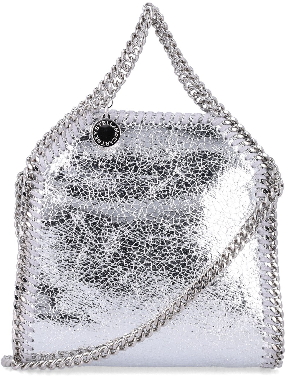 Stella McCartney Falabella Tiny Argento Zilver