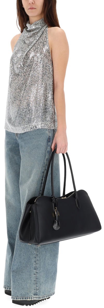 Stella McCartney "FIL COUPE" TOP Zilver