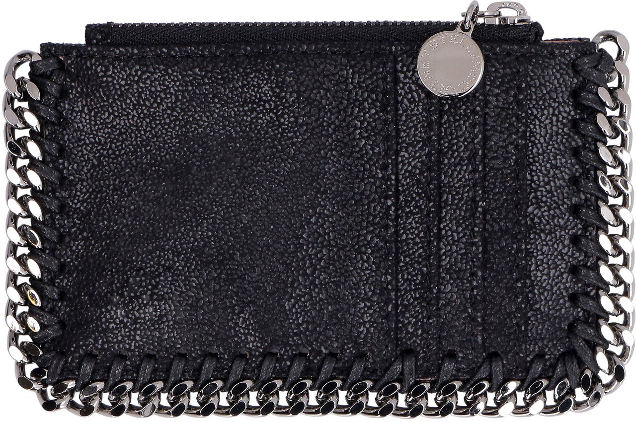 Stella McCartney Falabella card holder Zwart
