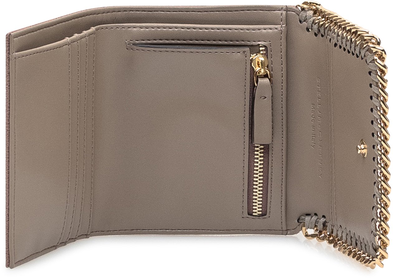 Stella McCartney Portafoglio Falabella Piccolo Bruin