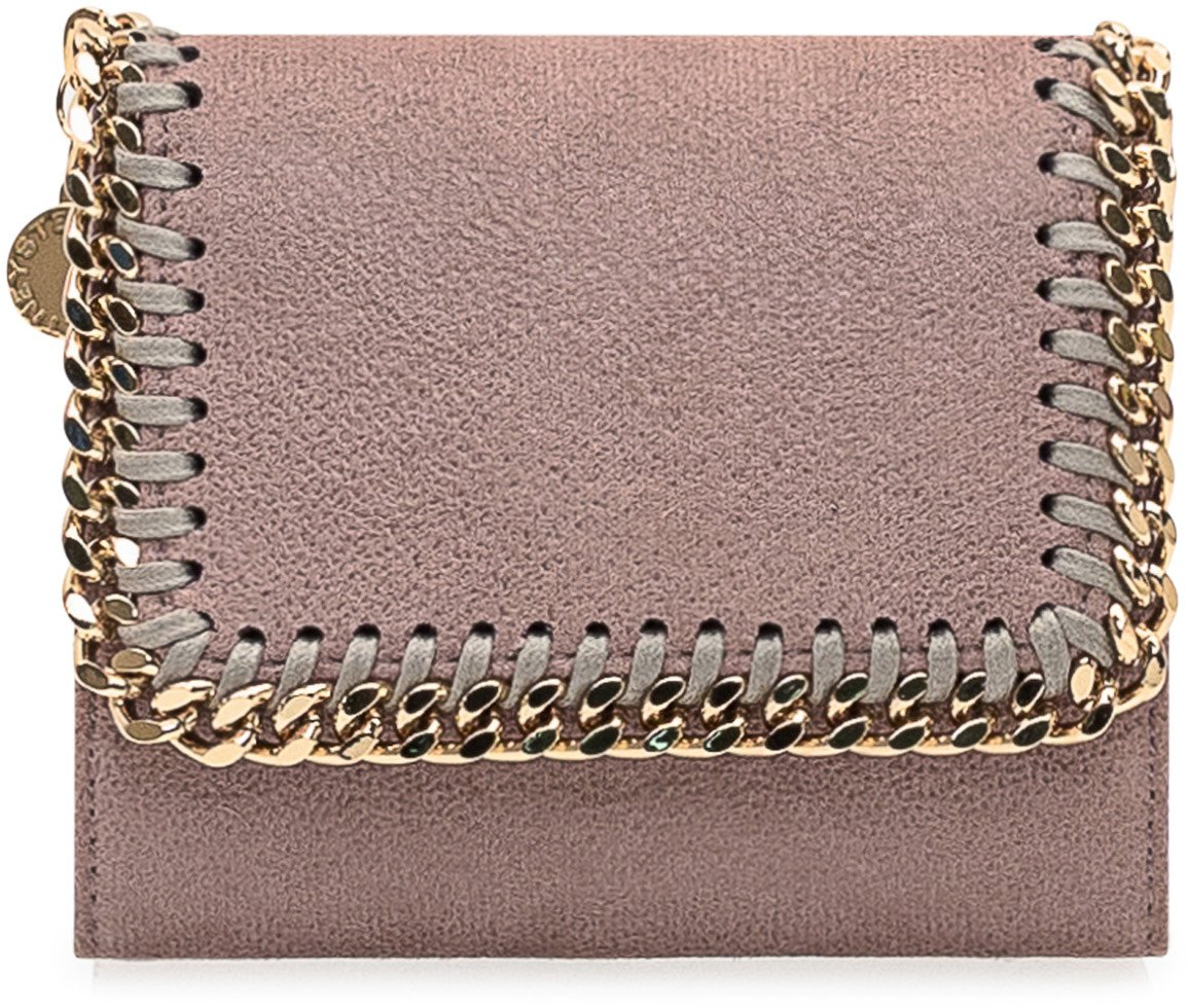 Stella McCartney Portafoglio Falabella Piccolo Bruin