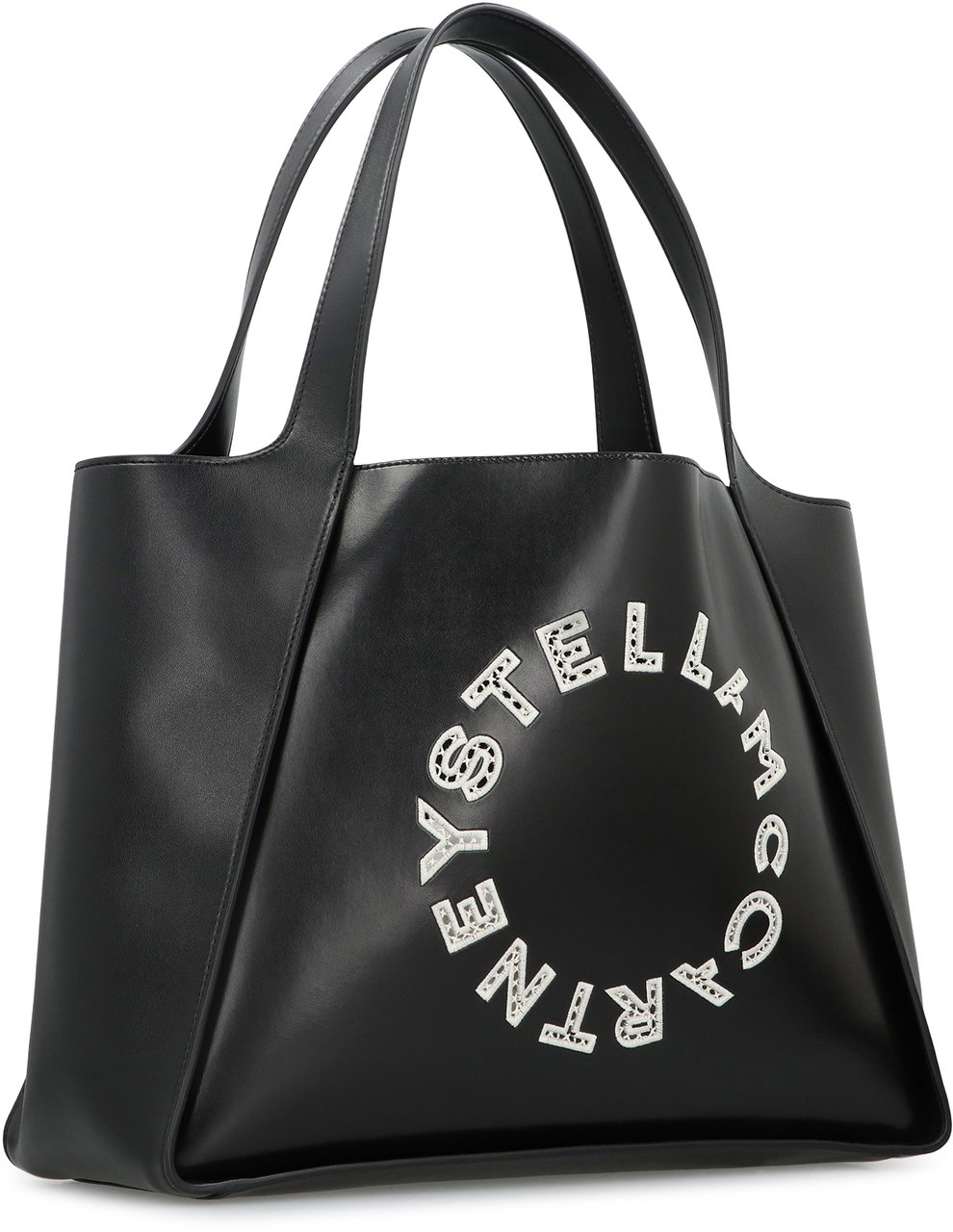 Stella McCartney Tote bag Logo Zwart
