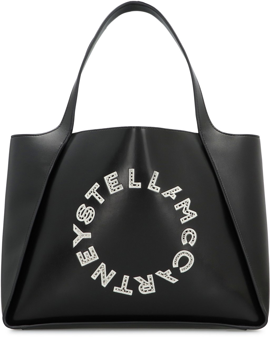 Stella McCartney Tote bag Logo Zwart