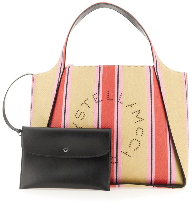 Stella McCartney Tote Bag With Logo And Detachable Pouch Divers