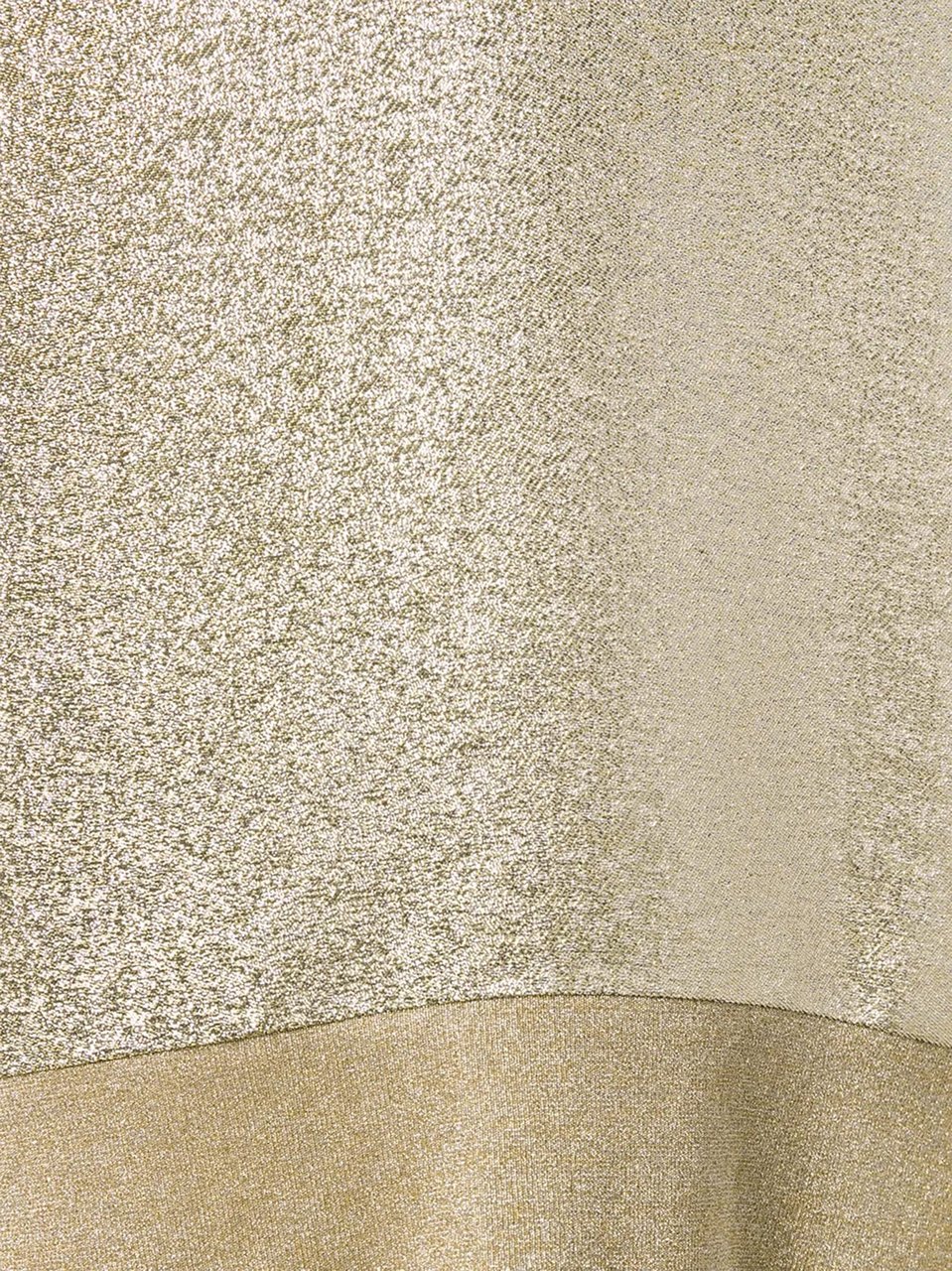 Stella McCartney Gold Boxy Metallic Metallic Sweater Neutraal