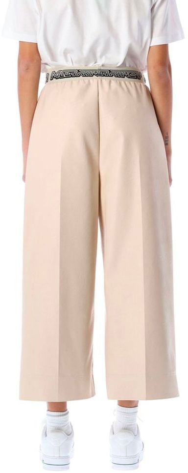 Stella McCartney Stella McCartney Beige Viscose Cropped Pants Beige