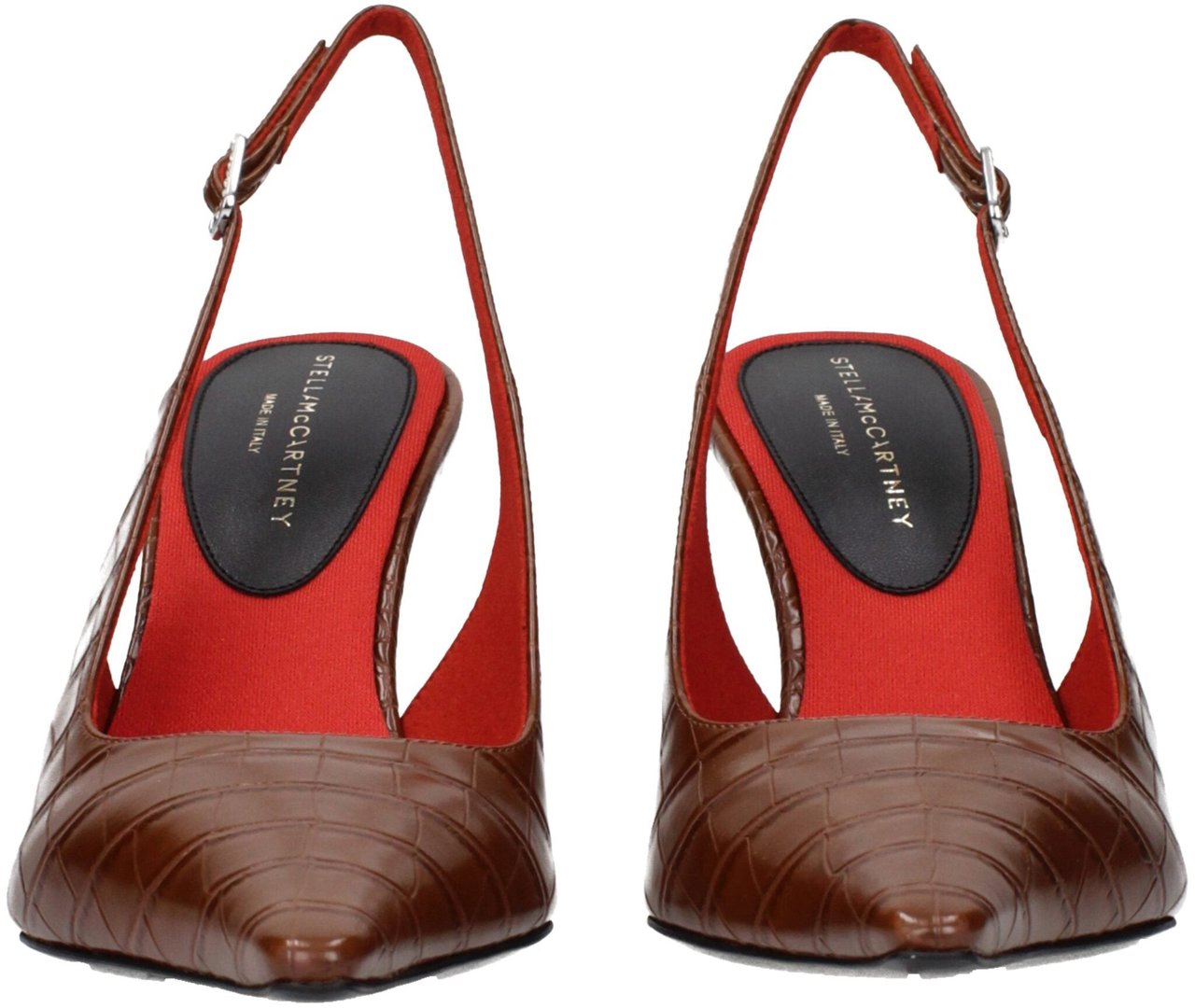 Stella McCartney Brown Leather High Heel Pumps Bruin