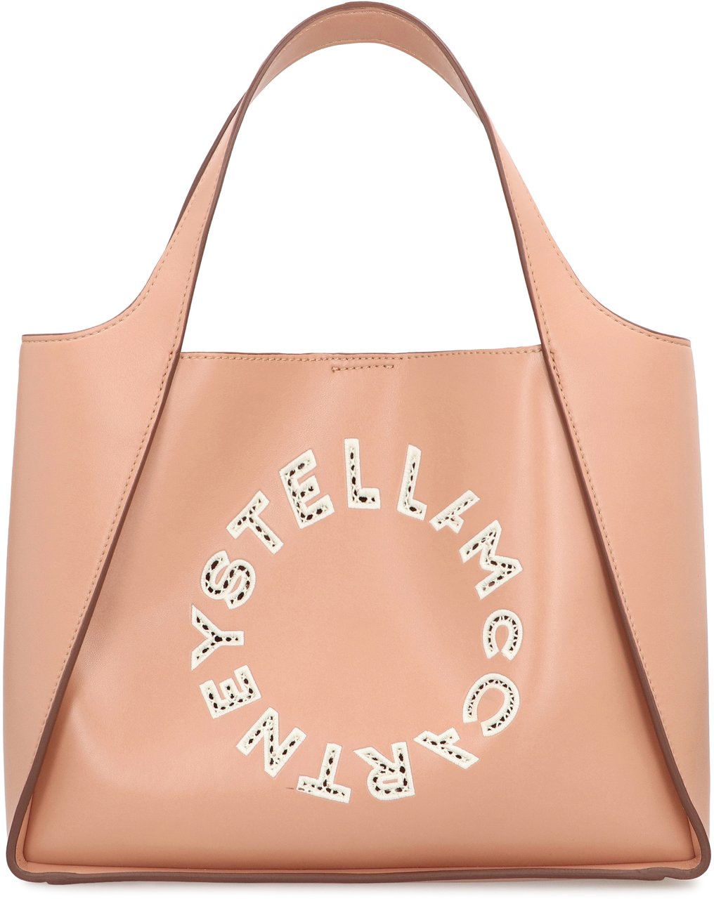 Stella McCartney Shoulder bag with logo Roze