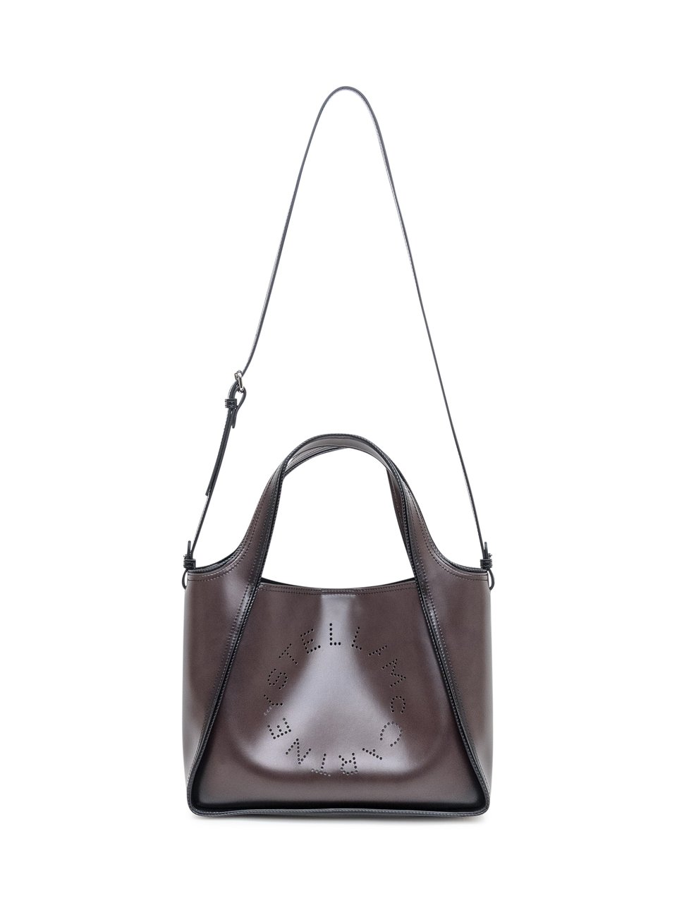 Stella McCartney Borsa Tote in Ecopelle Marrone Stella McCartney Bruin