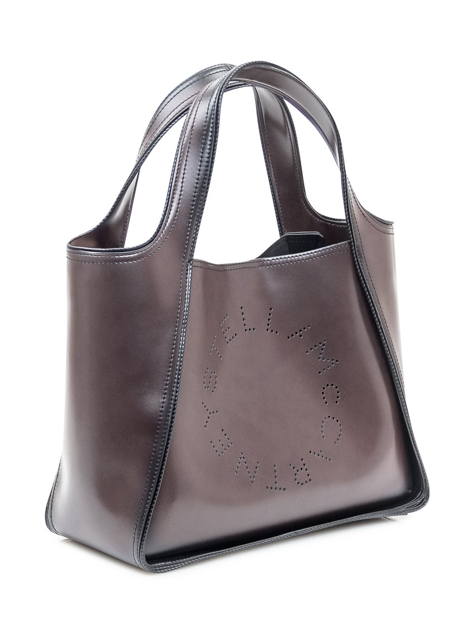 Stella McCartney Borsa Tote in Ecopelle Marrone Stella McCartney Bruin