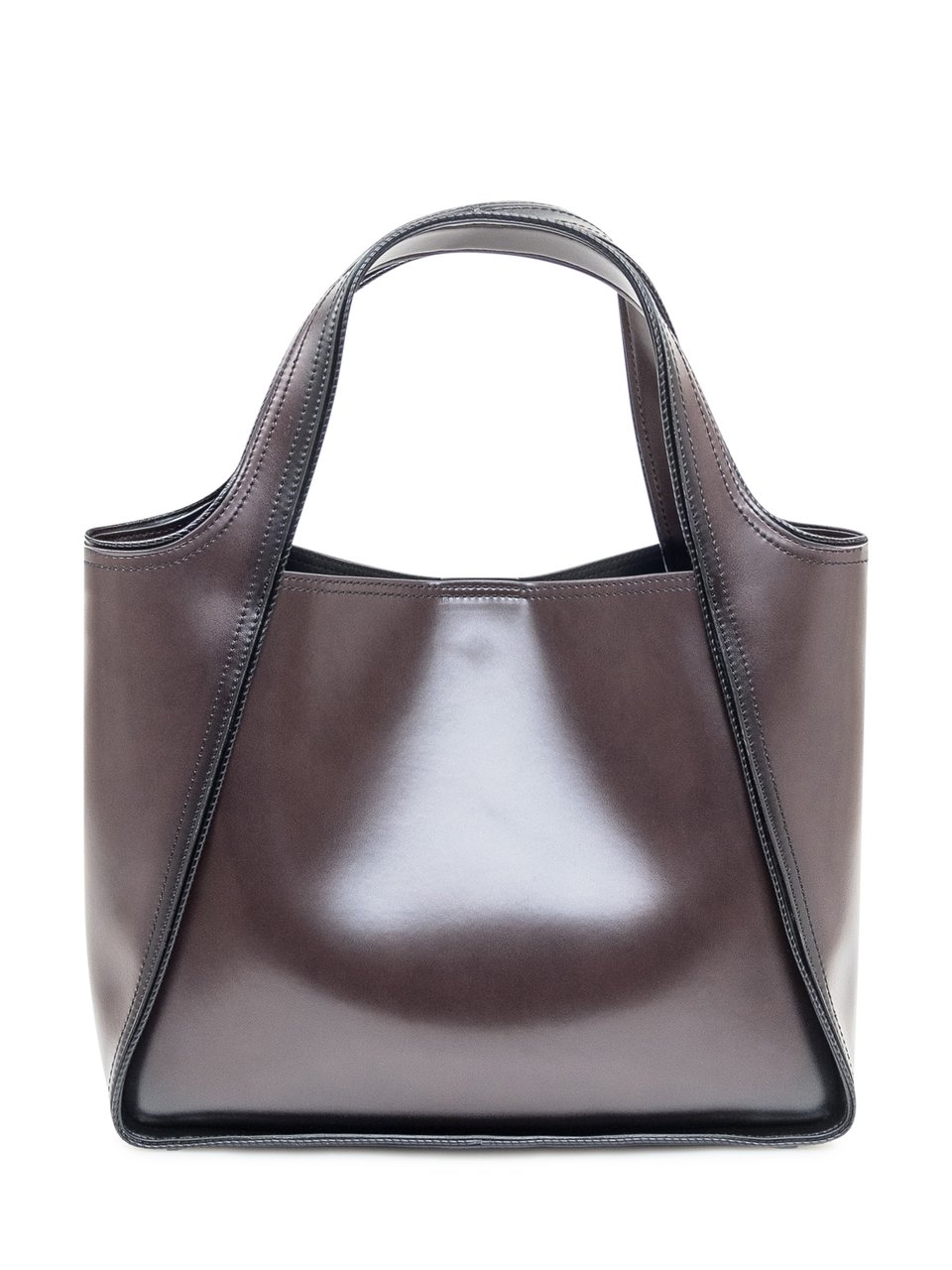 Stella McCartney Borsa Tote in Ecopelle Marrone Stella McCartney Bruin