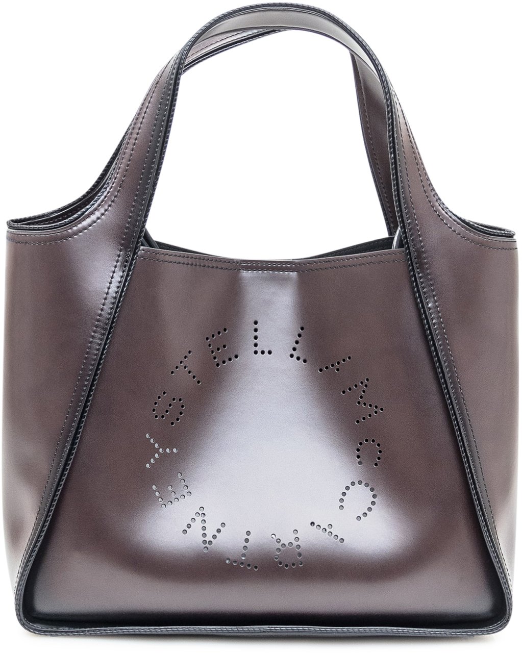 Stella McCartney Borsa Tote in Ecopelle Marrone Stella McCartney Bruin
