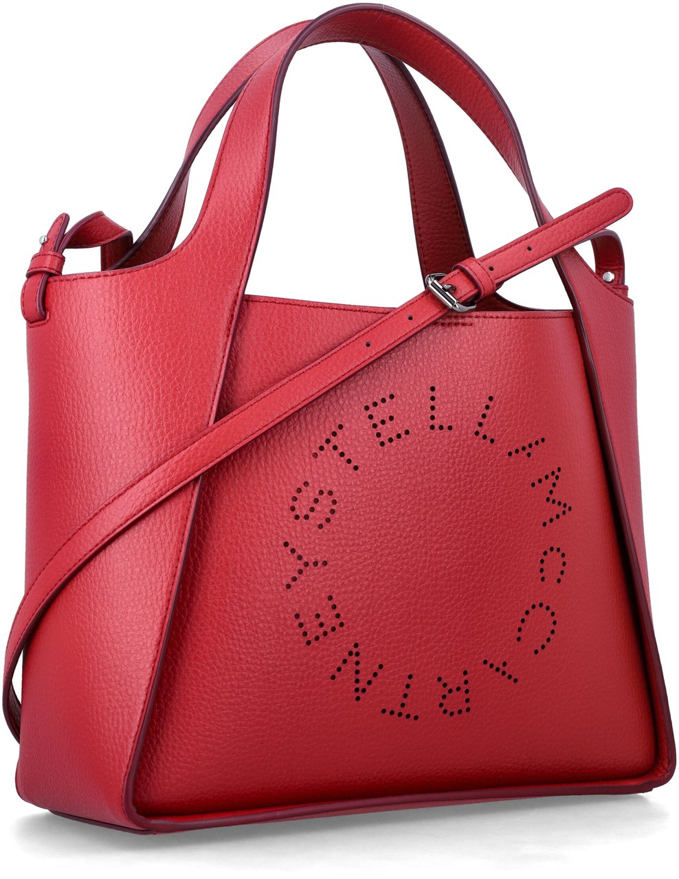 Stella McCartney Cross Body Tote Raspberry Rood