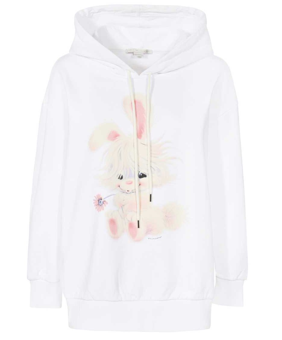 Stella McCartney Cotton hoodie Wit