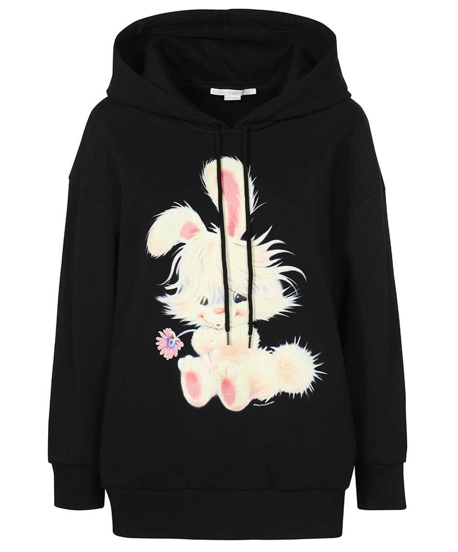 Stella McCartney Cotton hoodie Zwart