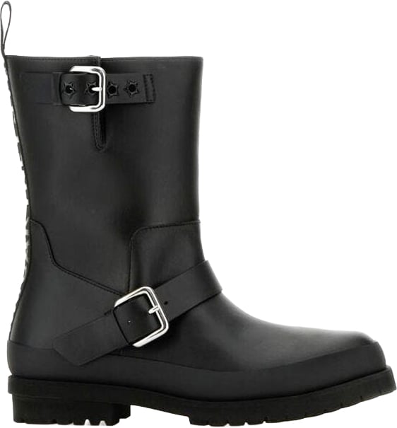 Stella McCartney Black Polyester Ankle Boots Zwart