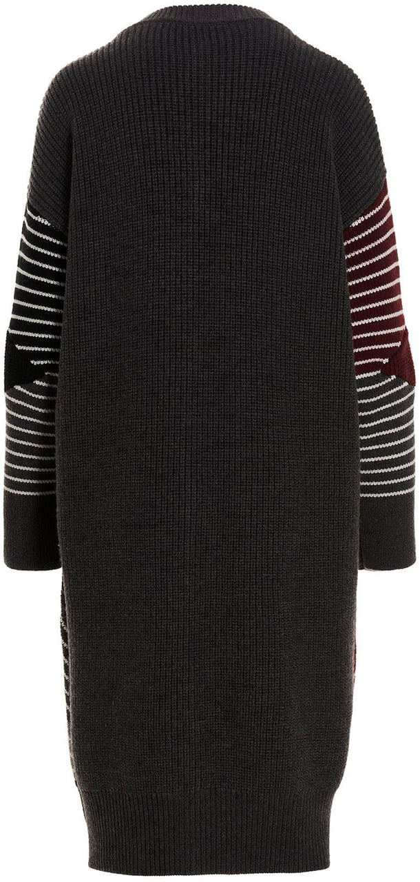 Stella McCartney Multicolor Virgin Wool Coat Divers