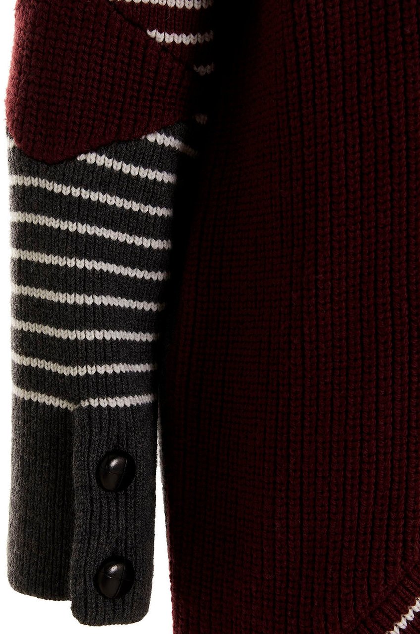 Stella McCartney Multicolor Virgin Wool Coat Divers
