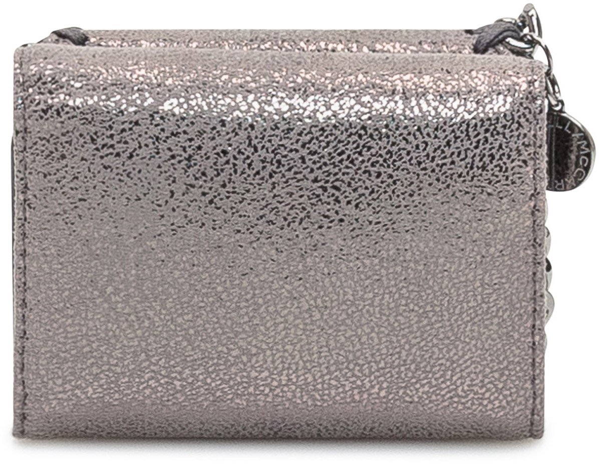 Stella McCartney Portafoglio Falabella Piccolo Grijs