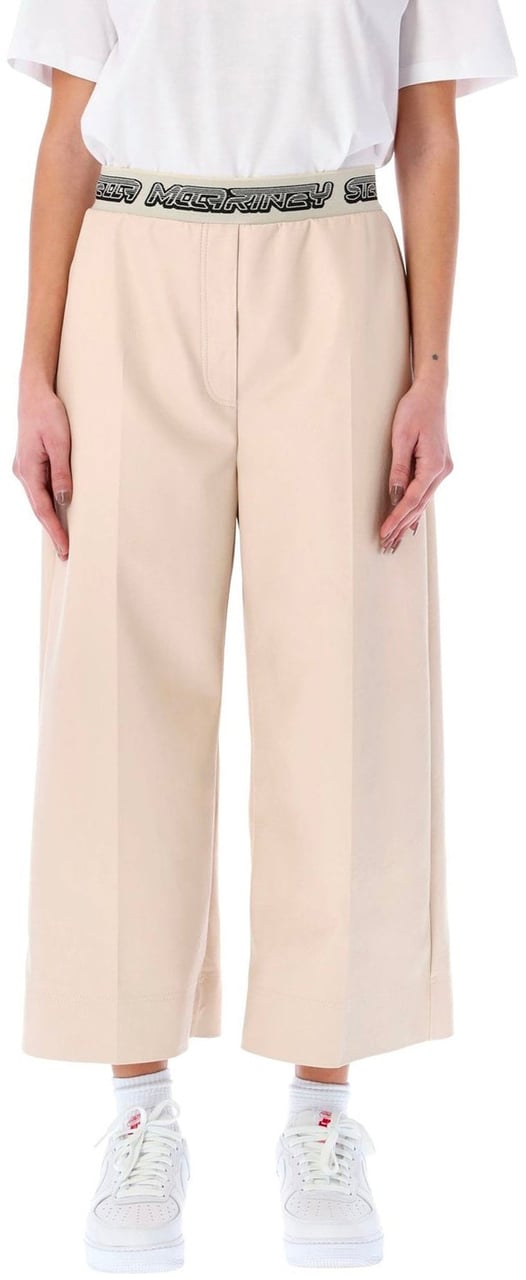 Stella McCartney Stella Mccartney Cropped Logo Pants Divers