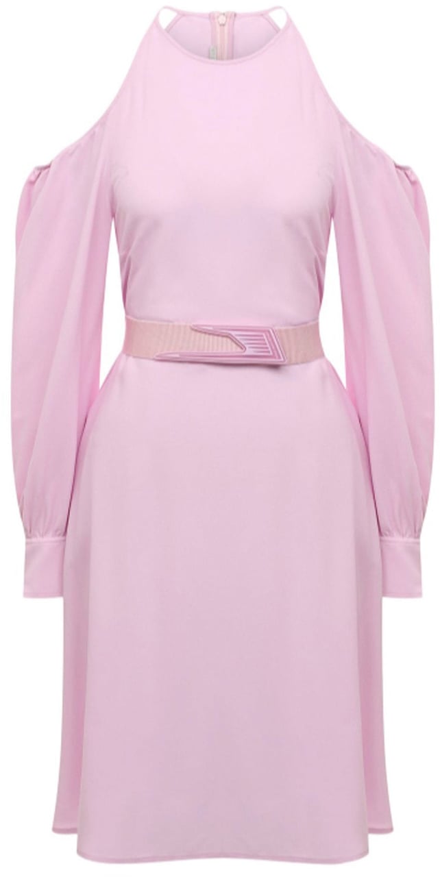 Stella McCartney Stella Mccartney Cut Shoulders Dress Roze