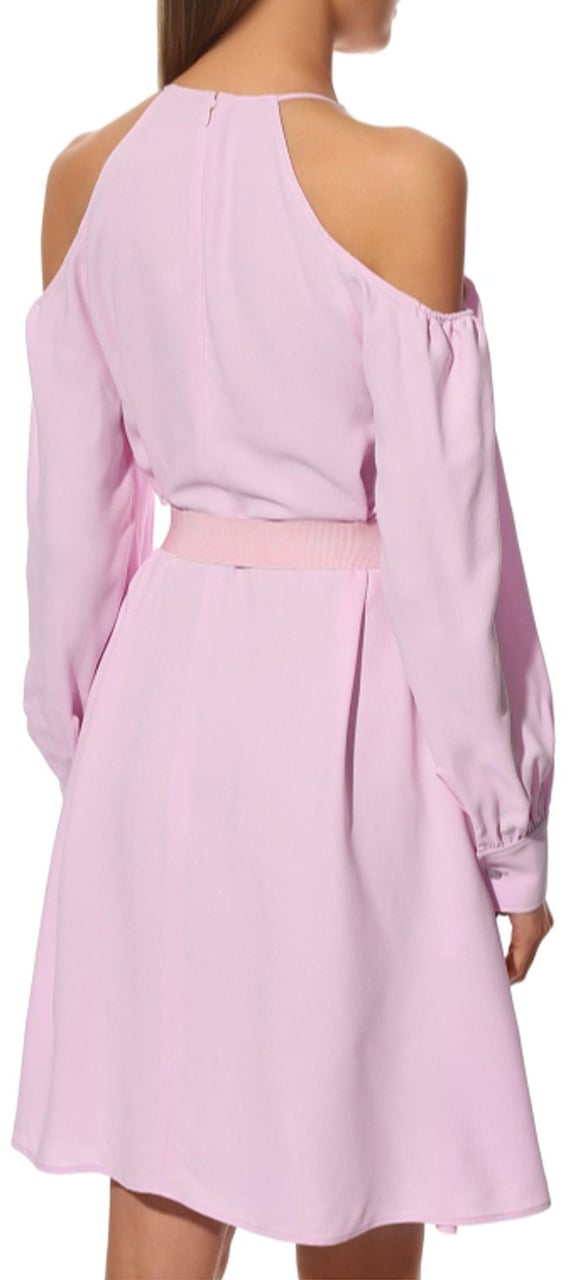 Stella McCartney Stella Mccartney Cut Shoulders Dress Roze