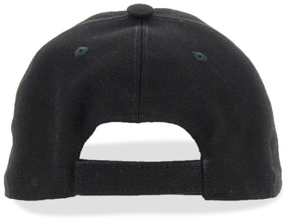 Stella McCartney Baseball Hat With Logo Embroidery Zwart