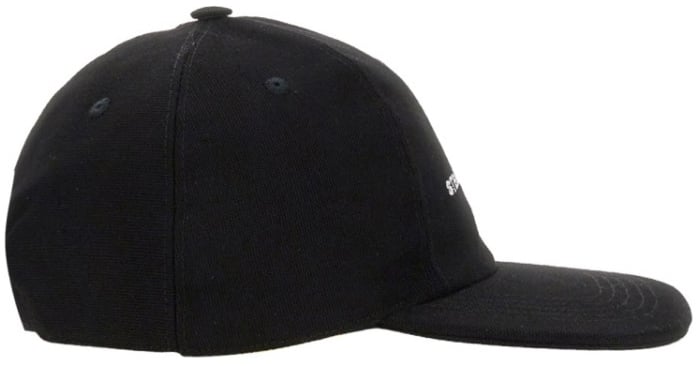 Stella McCartney Baseball Hat With Logo Embroidery Zwart
