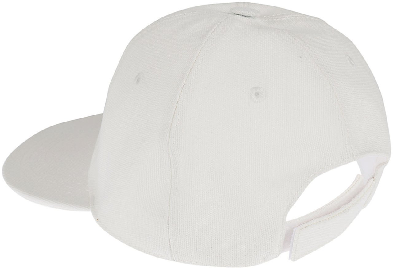 Stella McCartney Structured Cap with Curved Brim and Embroidered Detail Wit
