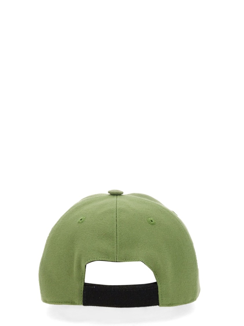 Stella McCartney Baseball Hat With Logo Embroidery Neutraal