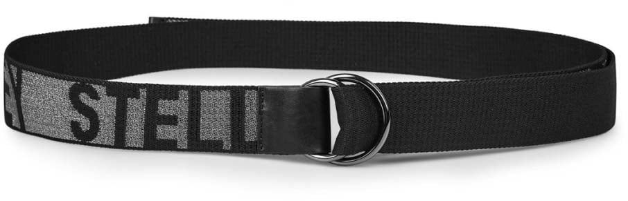 Stella McCartney Monogram Logo Lurex Tape Belt Grijs