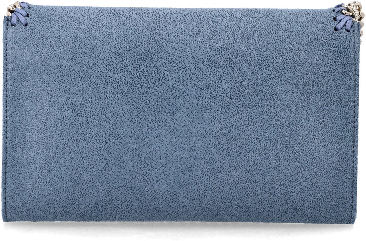 Stella McCartney Falabella Wallet Chain Feder Blue Blauw