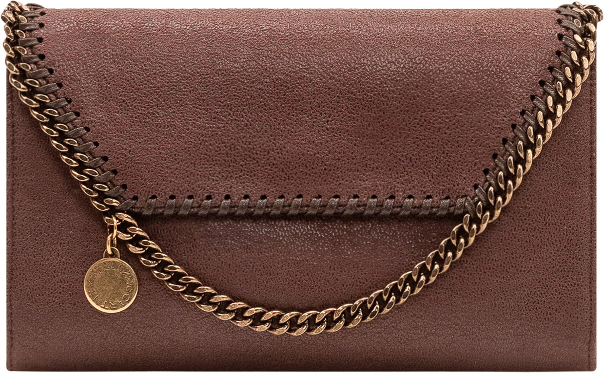 Stella McCartney Portafoglio Falabella Bruin