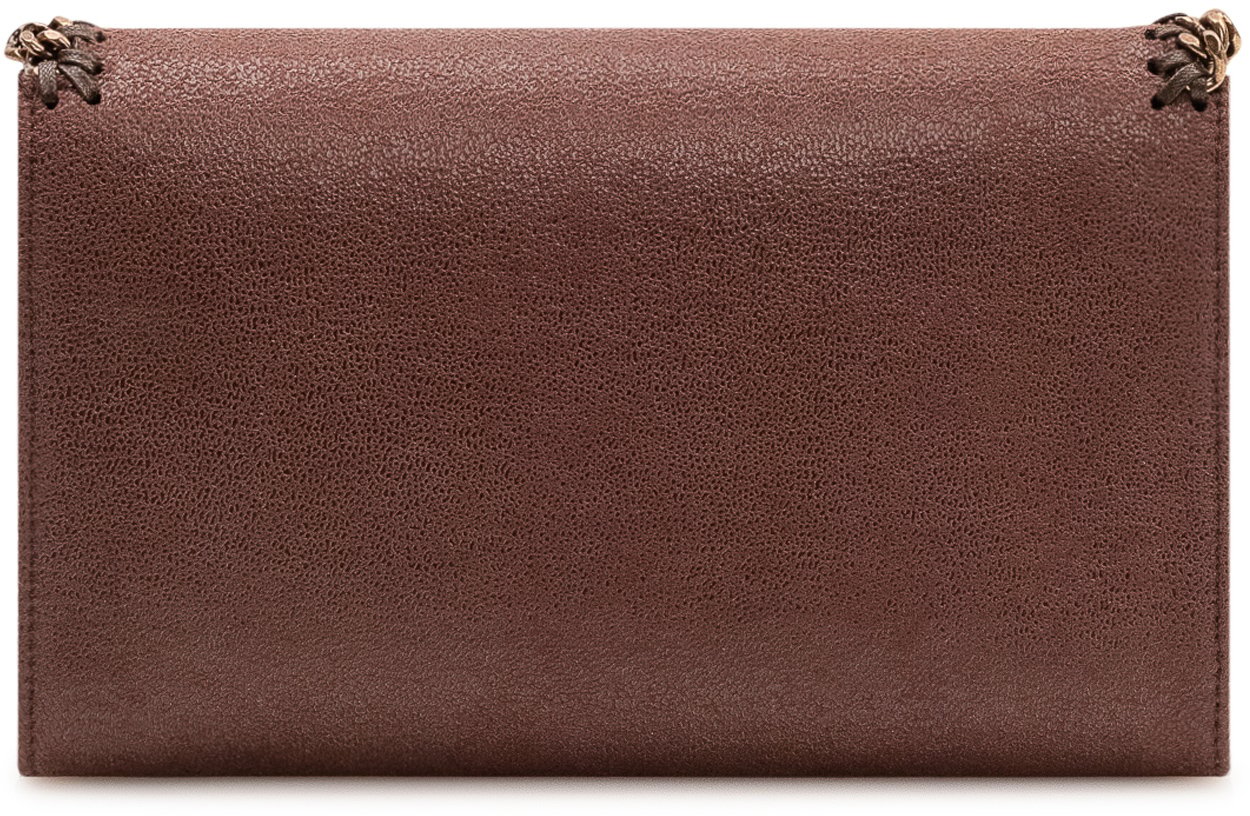 Stella McCartney Portafoglio Falabella Bruin