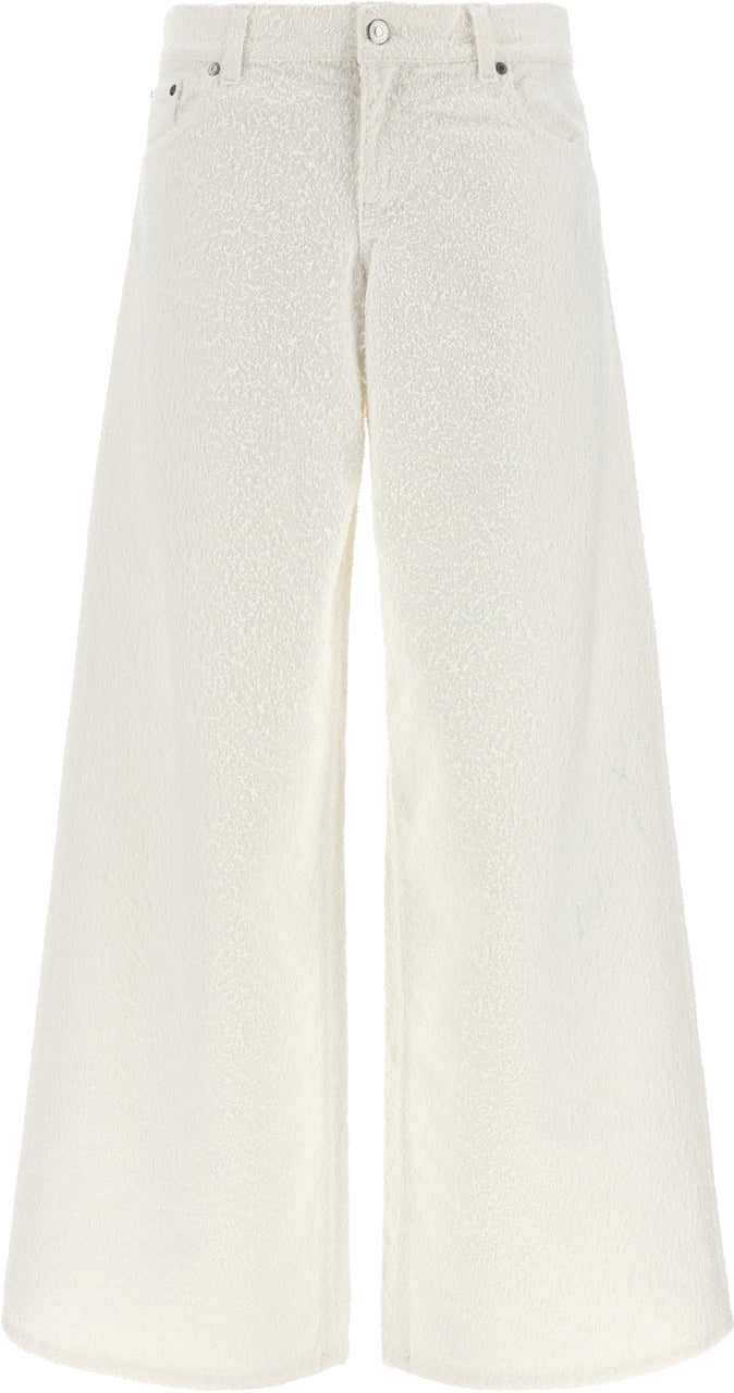 Stella McCartney White Cotton Jeans Denim Wit