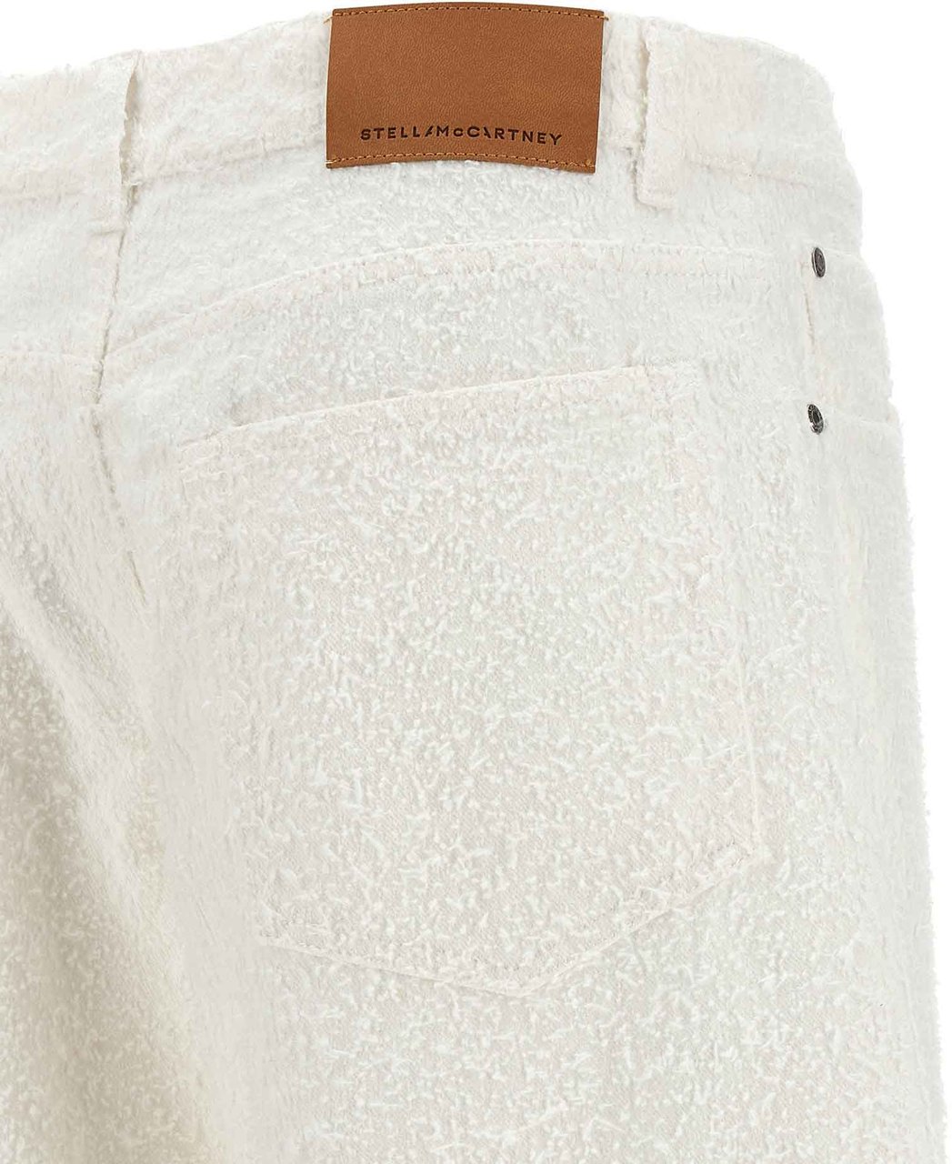 Stella McCartney White Cotton Jeans Denim Wit