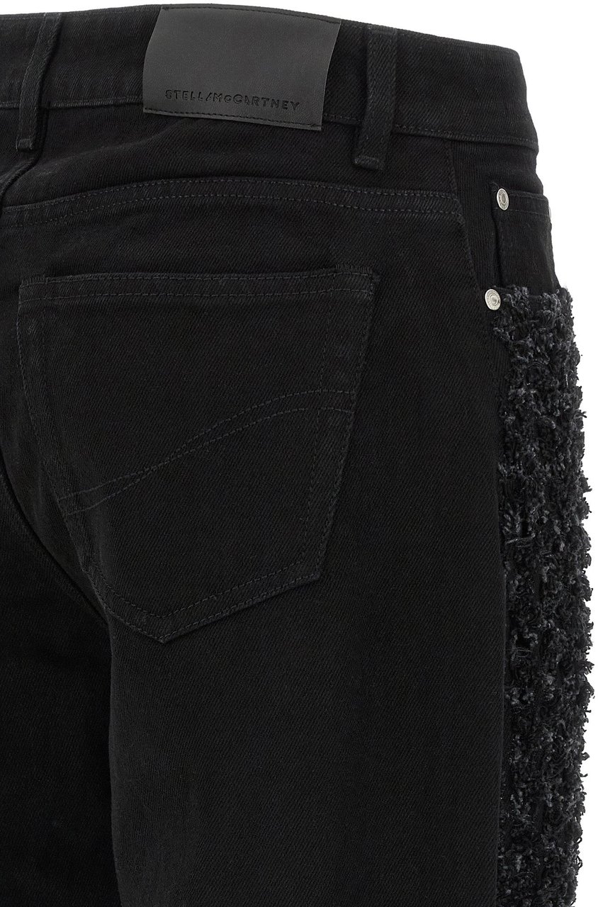 Stella McCartney Black Cotton Jeans Denim Zwart