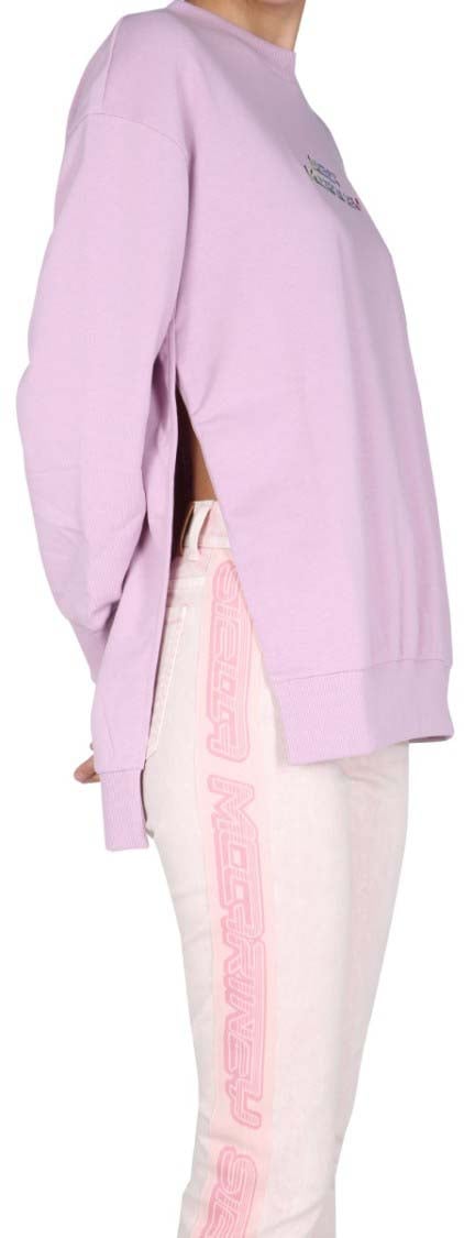 Stella McCartney Soft Lilac Crew Neck Sweatshirt Paars
