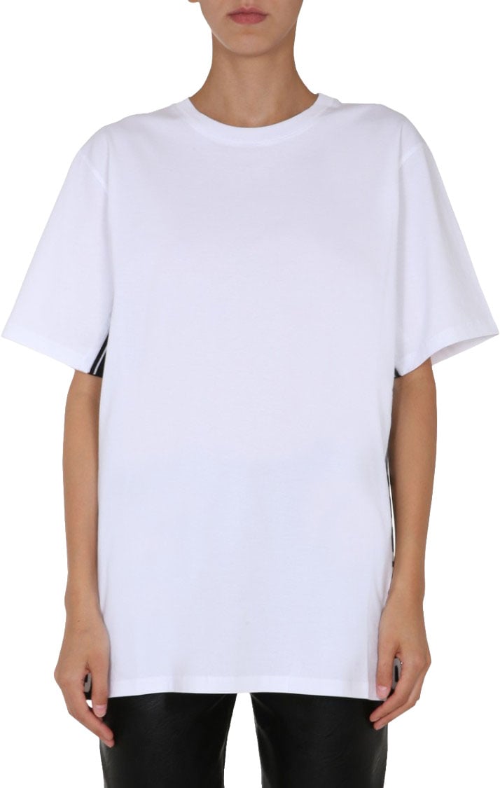 Stella McCartney Relaxed Fit Round Neck T-Shirt Paars