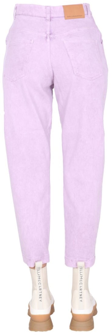 Stella McCartney Relaxed Fit Pink Jeans Paars