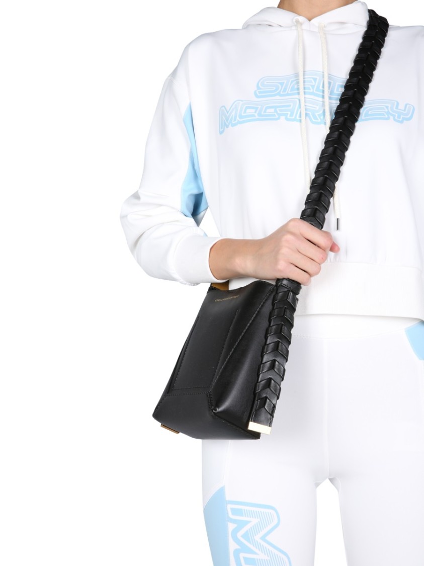 Stella McCartney Cropped Sweatshirt With Drawstring Hood Wit
