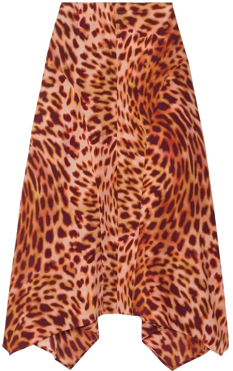Stella McCartney Stella McCartney Silk Dress Oranje