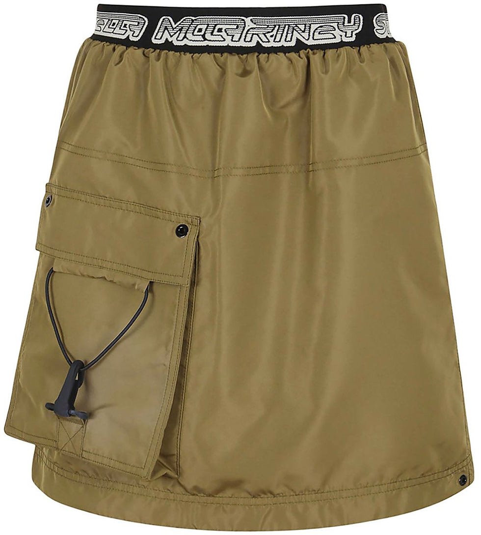 Stella McCartney Stella Mccartney Logo Skirt Groen