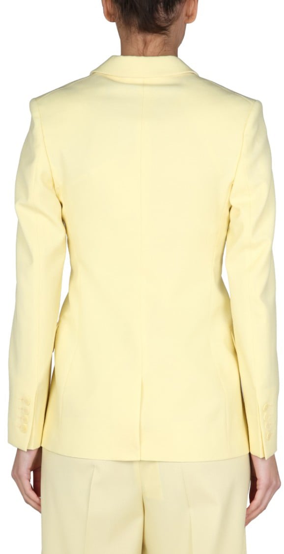 Stella McCartney Double-Breasted Jacket Neutraal