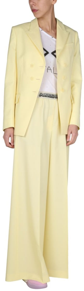 Stella McCartney Double-Breasted Jacket Neutraal