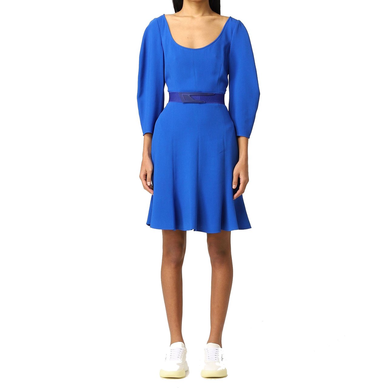 Stella McCartney Stella Mccartney Long Sleeved Dress Blauw